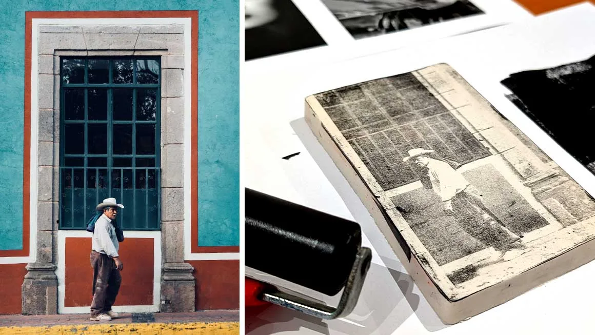 Transferencia de fotografías con placa de gel (gelly plate)