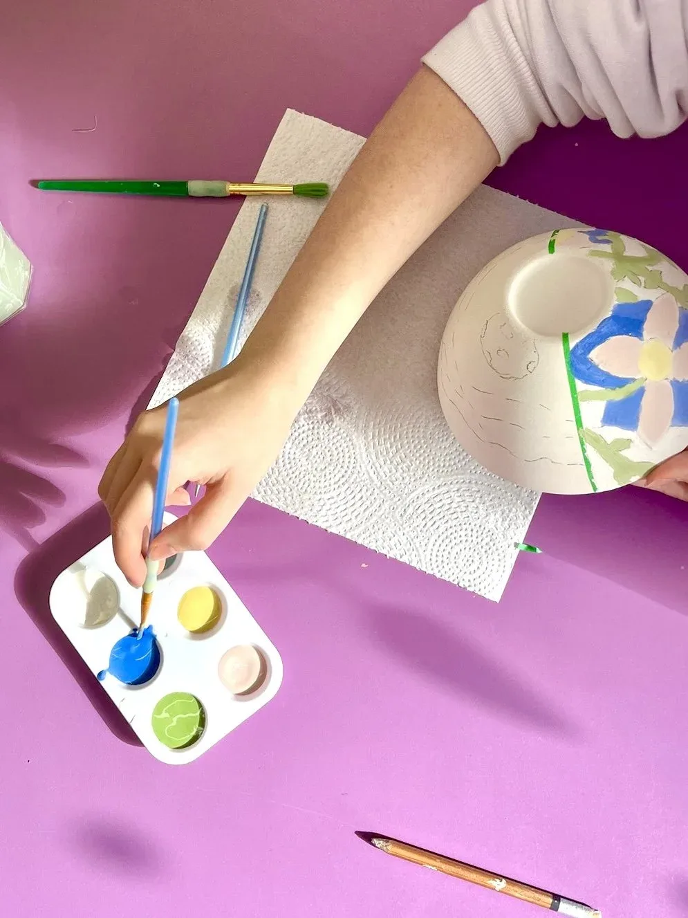 Taller de pintura en cerámica