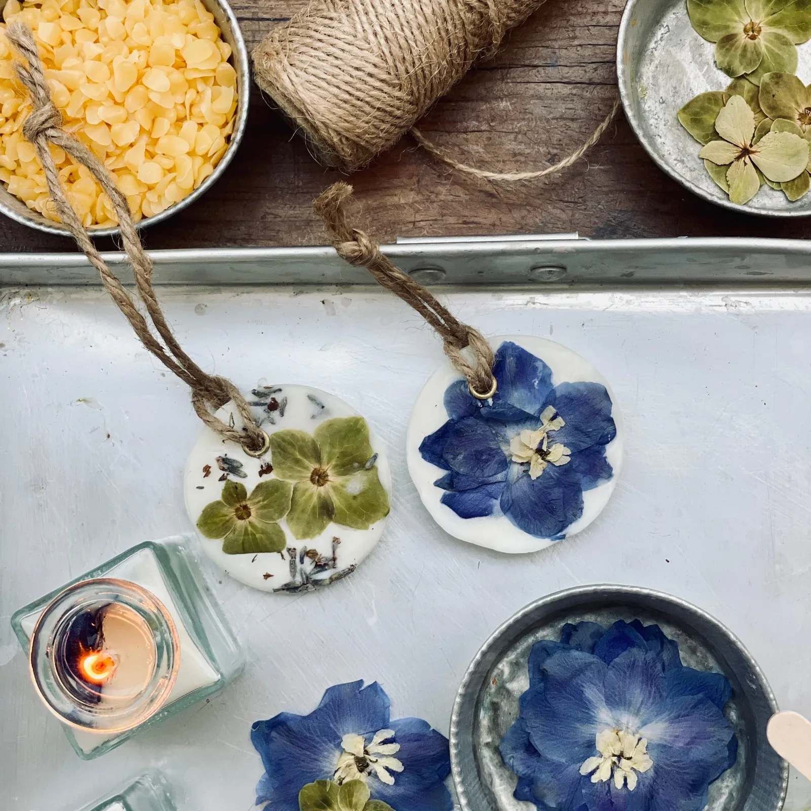 Taller de velas y ambientador natural para armario