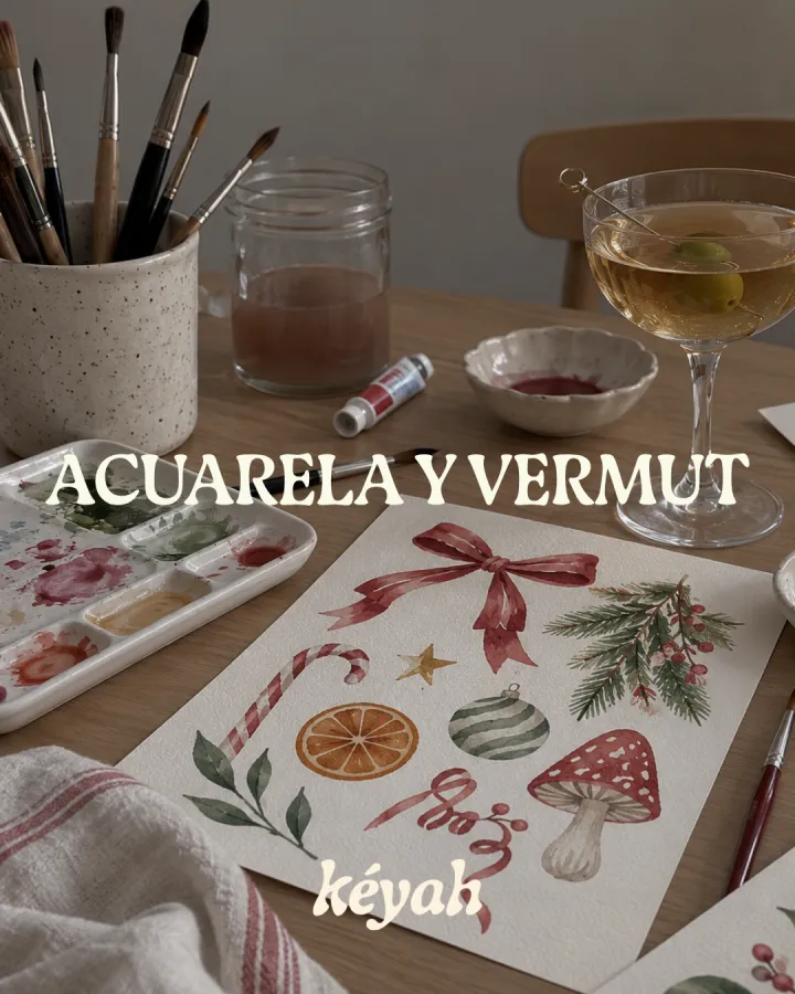Acuarela y vermut: iniciación a la acuarela
