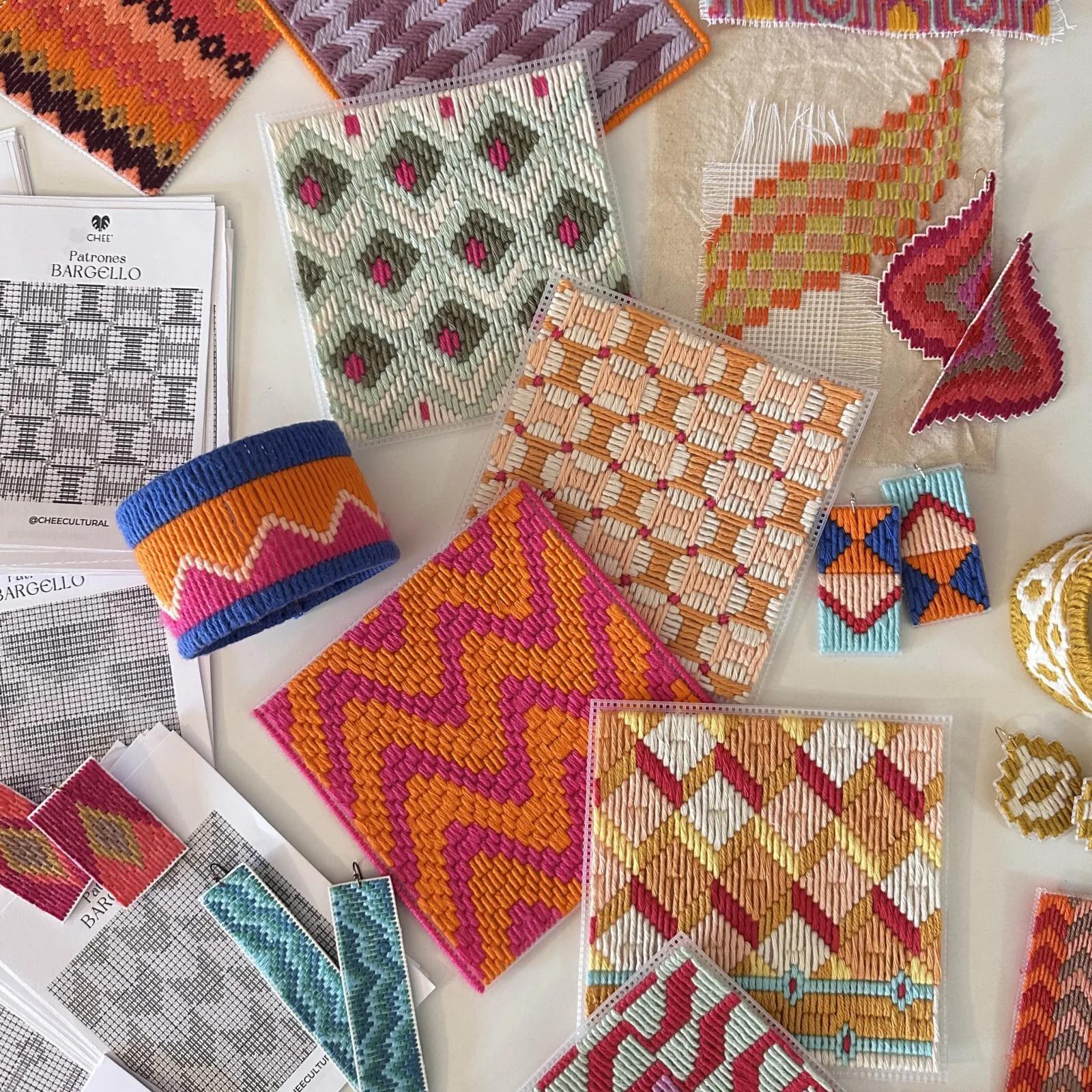 Taller de bordado Bargello en Zaragoza
