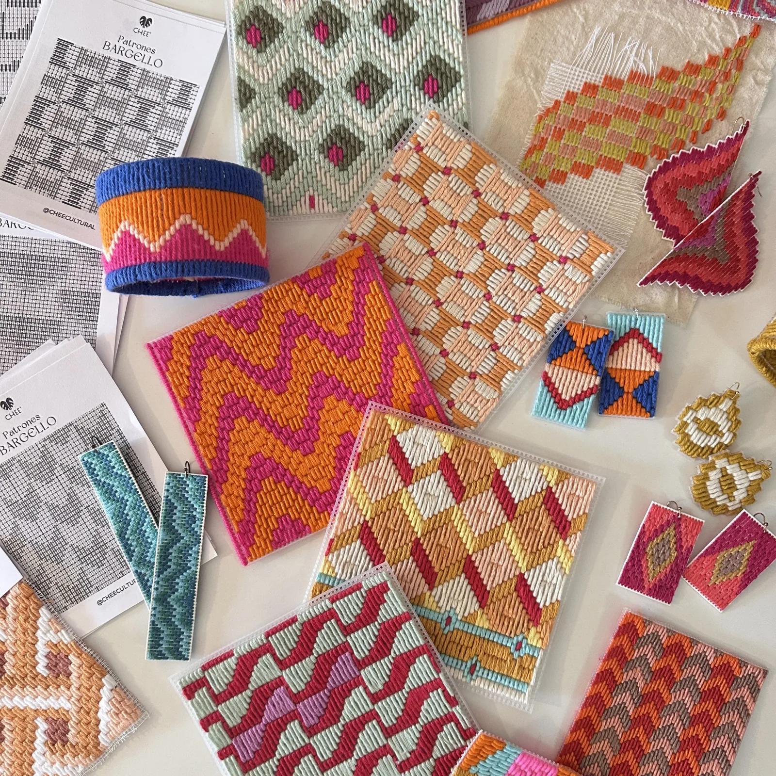 Taller de bordado Bargello en Málaga