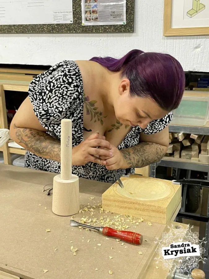 Foto de Sandra Krysiak — Escuela de Talla y Escultura en Madera (10 de 12)