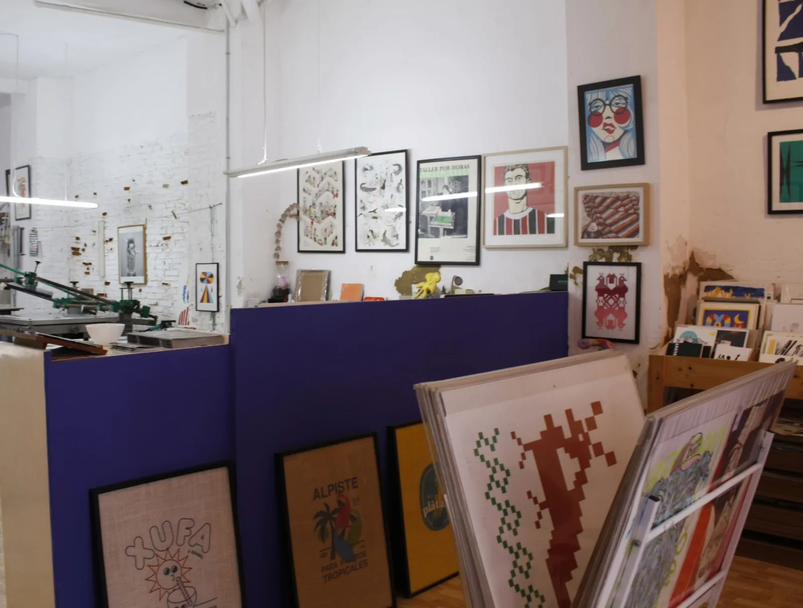 Taller libre de serigrafía por sesiones de 4 horas