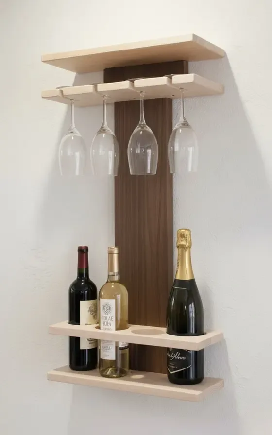 Proyecto guiado: botellero de pared