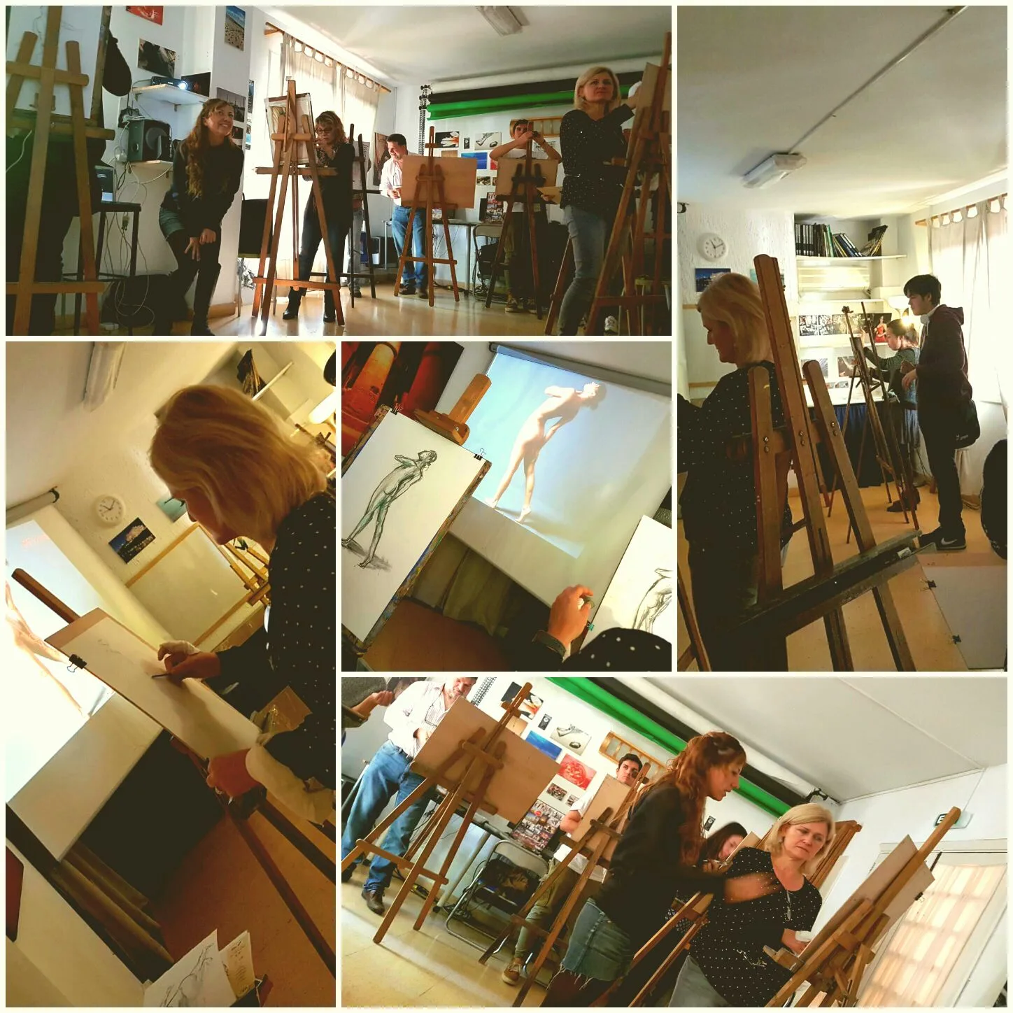 Taller mensual de figura humana con modelo