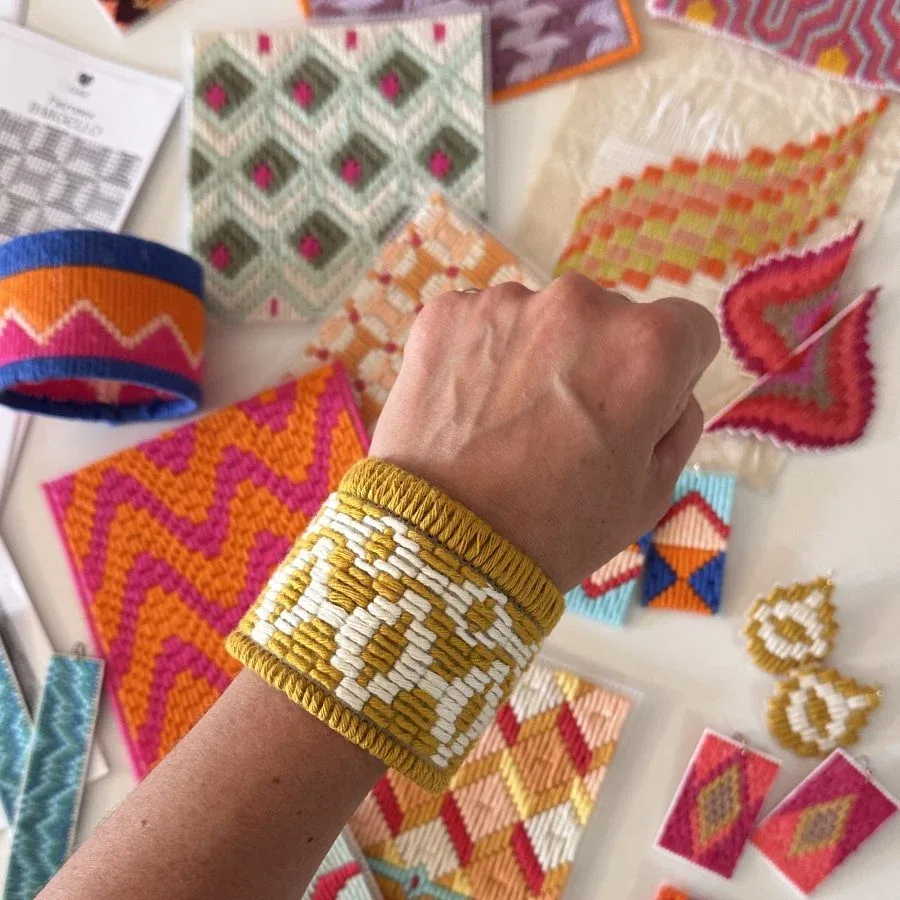Taller intensivo de bordado Bargello en Santander