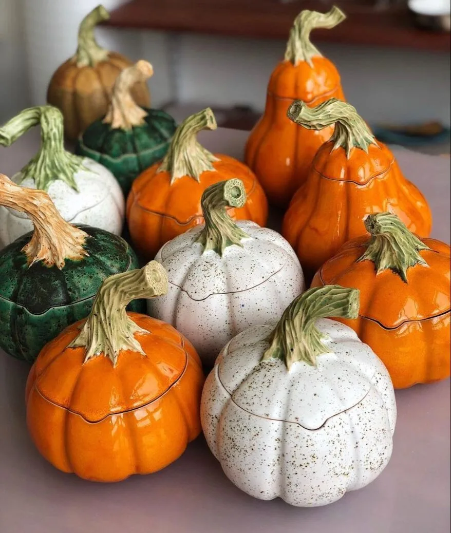 Crea una calabaza de cerámica