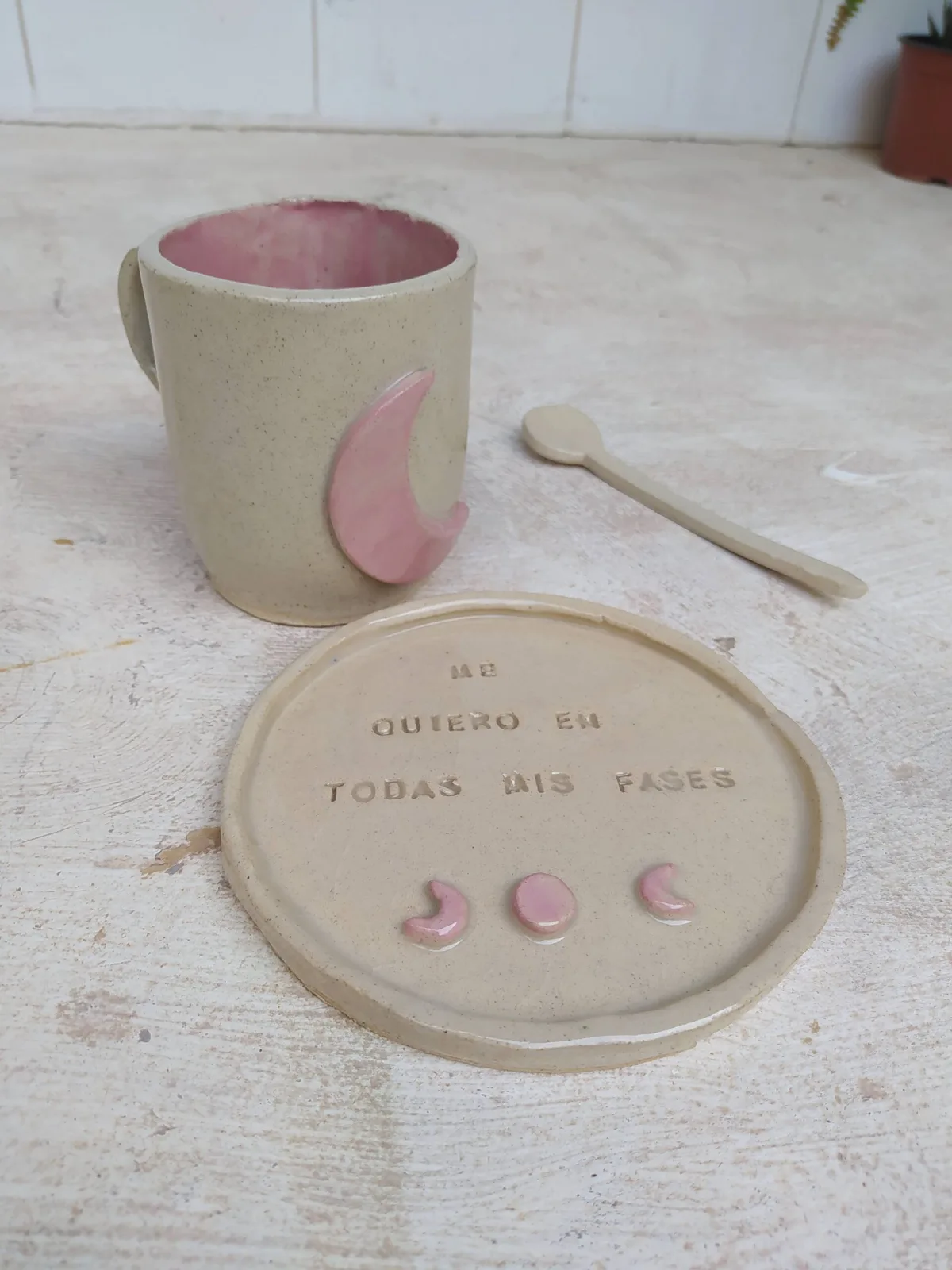 Crea tu set de desayuno: taza y platito