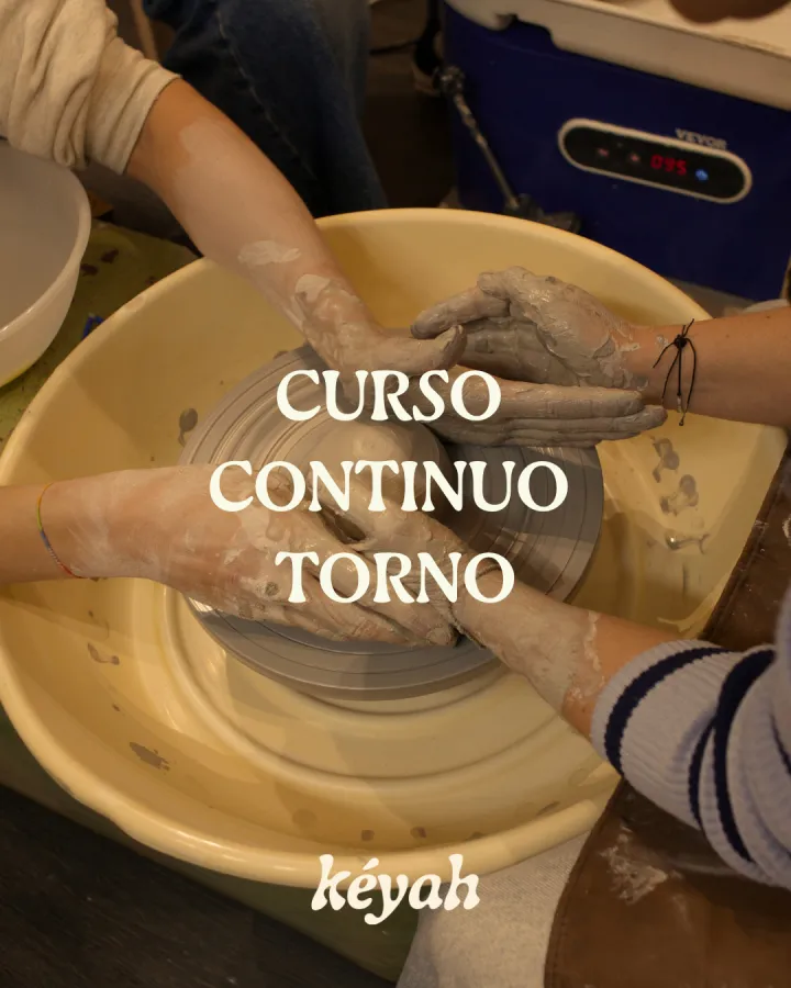 Curso mensual de torno de cerámica