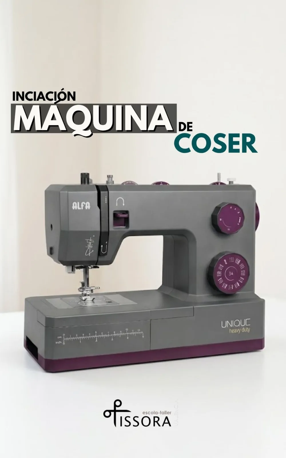Taller de iniciación a la máquina de coser