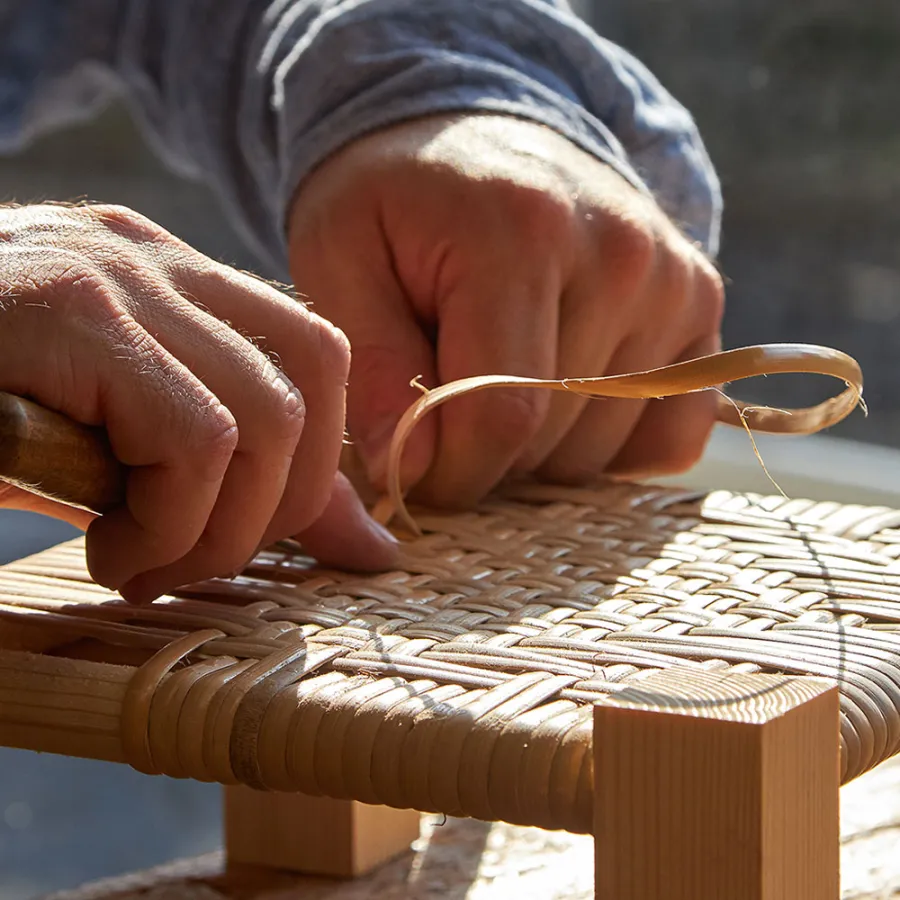 Curso de sillería: tejido de asientos