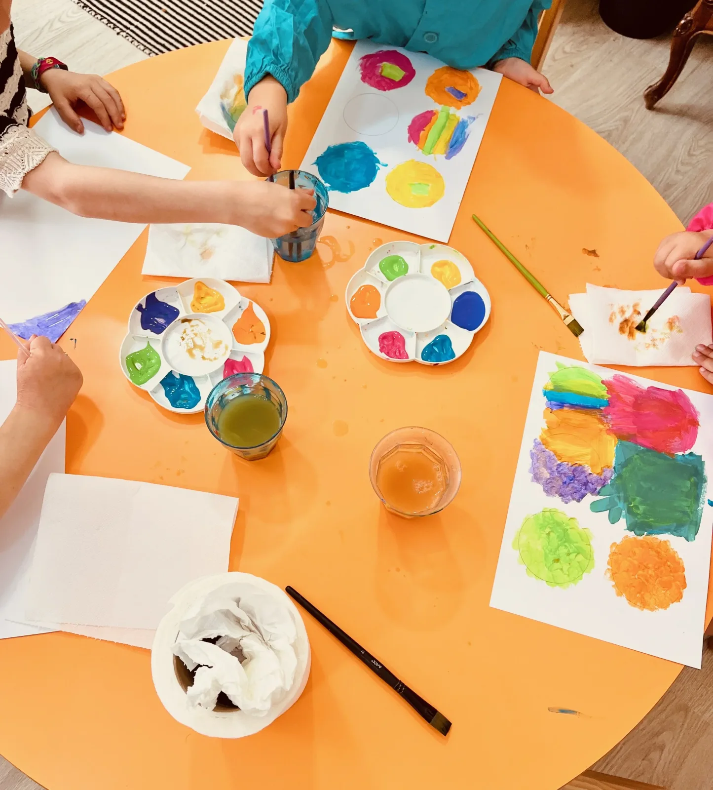 Laboratorio sensorial de arte para niños de 4 a 6 años