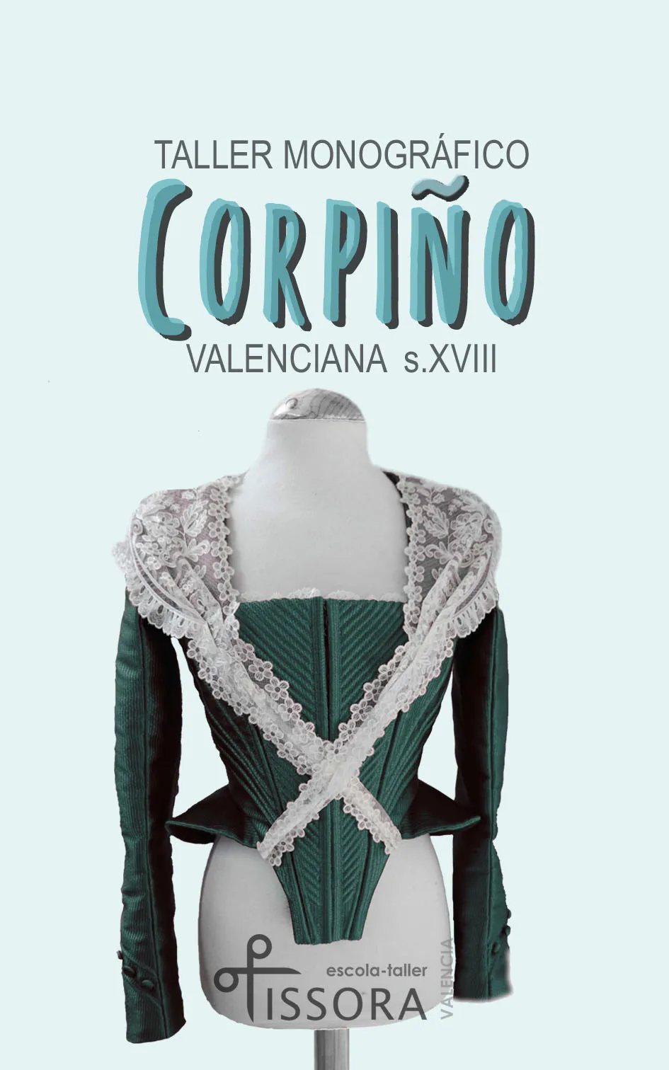 Corpiño valenciano del siglo XVIII