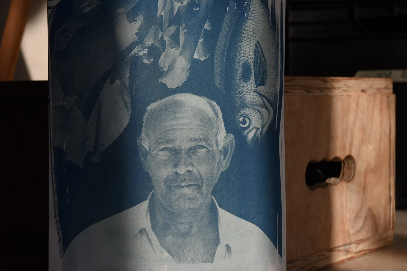 Tu cianotipia personal: sesión privada con retrato