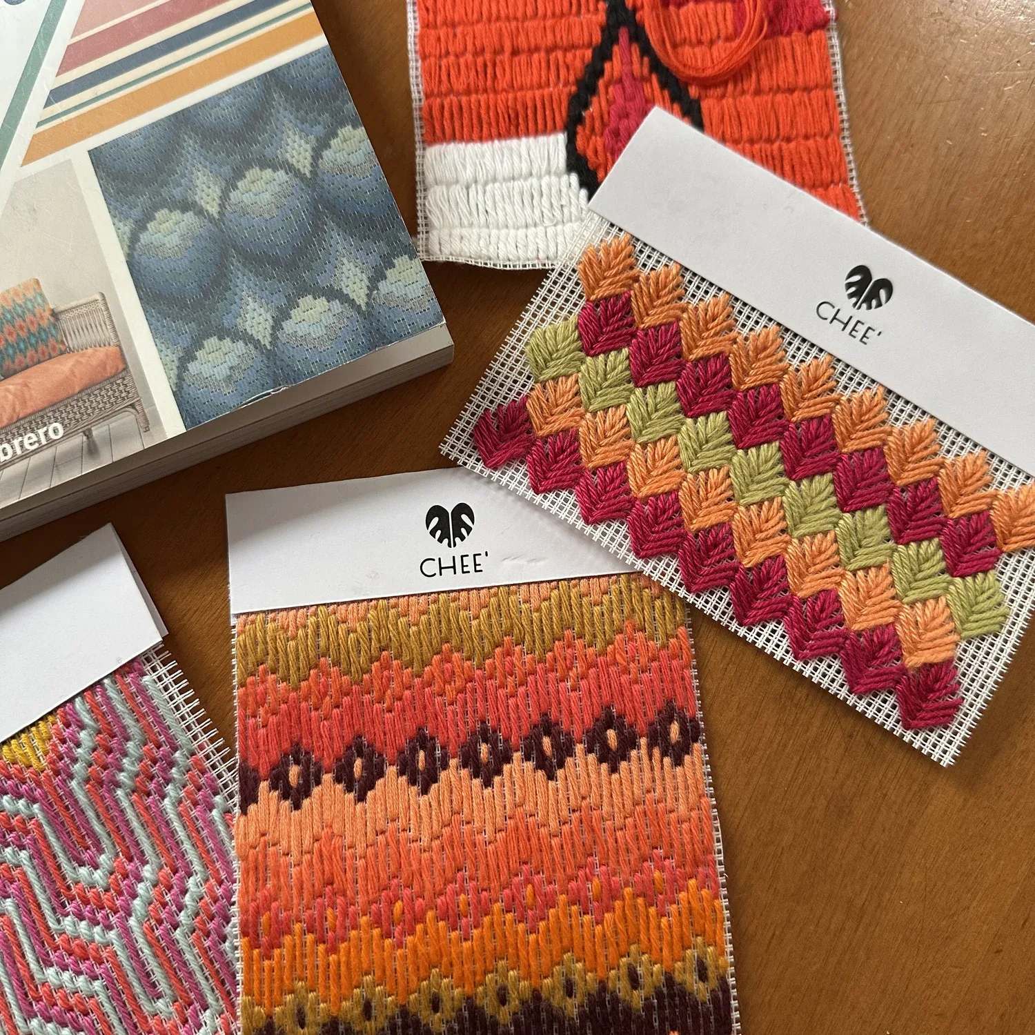 Taller de bordado Bargello en Barcelona