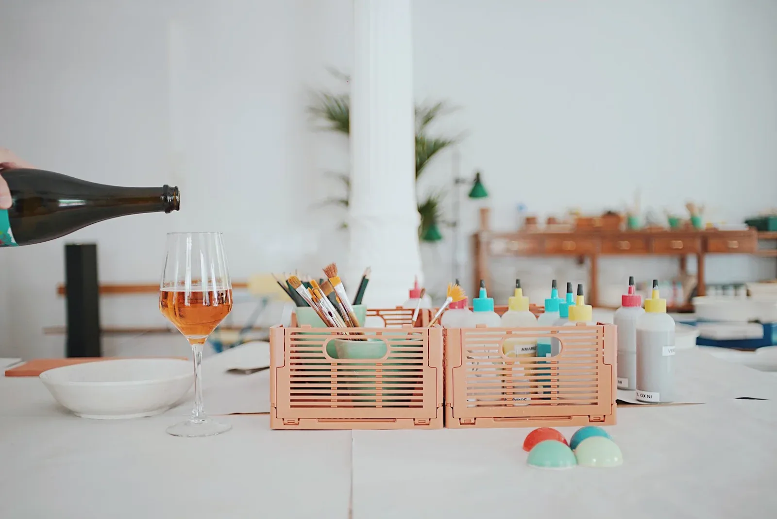 Vino.Birra.Barro: decoración cerámica con cata